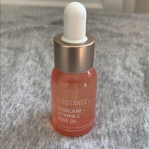 New Biossance squalane + vitamin C rose oil